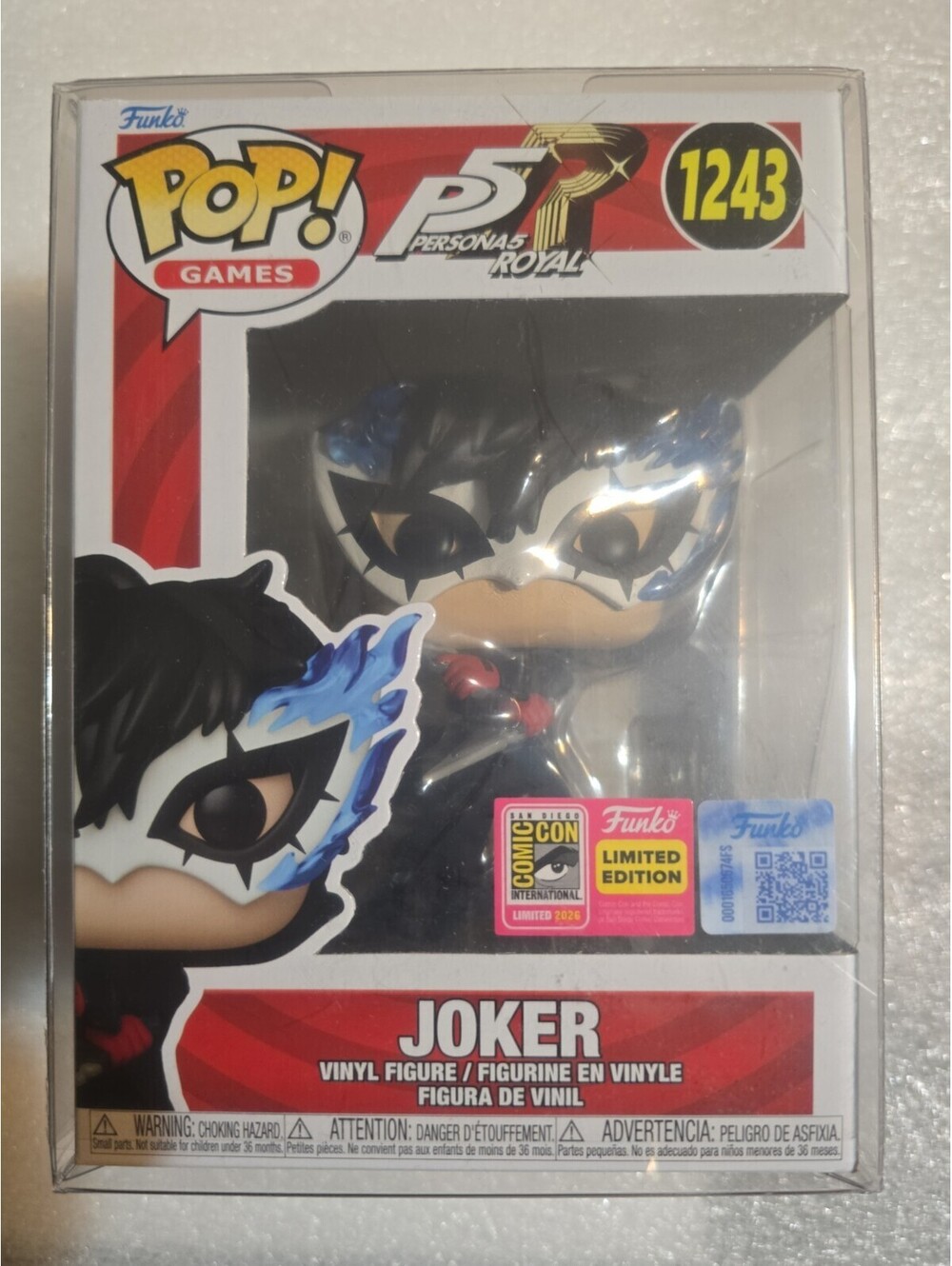 Funko Pop! Vinyl:Games Persona 5 Royal 1243 Joker 2026 SDCC Funko Exclusive MINT